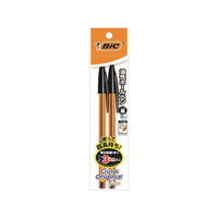 ＢＩＣ クリスタルオリジナルファイン細字 0.8mm 黒 2本 FCF718T-CST-OF08BLKP2