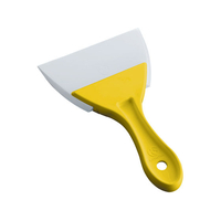 カンダ PC柄三角シリコンゴムヘラ黄大 FC70097