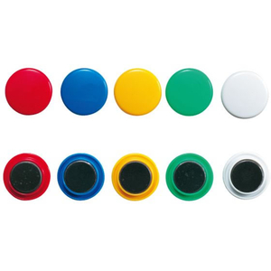 ミツヤ カラーマグネット 40mm 混色アソート 4個×10 FC140SJ-CMKA-40P-イメージ2