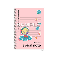ヒサゴ コジコジ FlowerBreakTime スパイラルノート A6サイズ ピンク FCG075W-HH4673