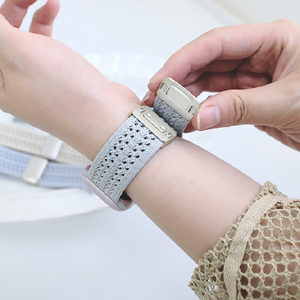 GAACAL Apple Watch 1-11/SE1-3 38/40/41/42(10-11)mm 「通気性と快適さを両立」ナイロンメッシュバンド ミントグリーン W00612MBA-イメージ2