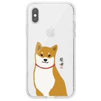 abbi FRIENDS iPhone XS/X用しばたさんクリアケース おすわり ABF14554I58