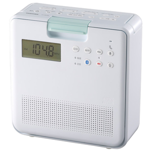 東芝 コンパクト防水型CDラジオ ホワイト TY-CB100(W)-イメージ4