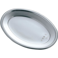 中央化学 ポリスチレン DX小判皿 K-4 100枚入 298844 FC742LV-7524910