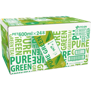 伊藤園 お～いお茶 PURE GREEN 600mL×24本 FCG446V-イメージ3