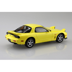 アオシマ 1/32 楽プラ スナップキット No．4-CY アンフィニ FD3S RX-7(コンペティションイエローマイカ) Aﾗｸﾌﾟﾗ04CYｱﾝﾌｲﾆRX7Cｲｴﾛ--イメージ2