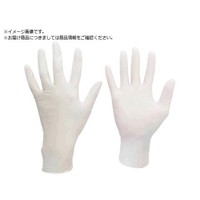 ミドリ安全 ニトリル使い捨て手袋 極薄 粉なし 白 L 100枚入 FCD344E-3889068