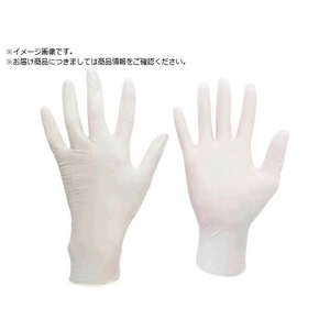 ミドリ安全 ニトリル使い捨て手袋 極薄 粉なし 白 L 100枚入 FCD344E-3889068-イメージ1