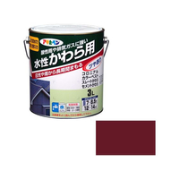 アサヒペン 水性かわら用 3L マルーン FC605PJ