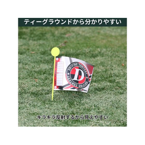 タバタ コンペ用フラッグ ドラコン2本 FCF718U-GV0733DD-イメージ4
