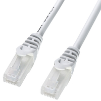 サンワサプライ ツメ折れ防止CAT5eLANケーブル(15．0m) ホワイト LA-Y5TS-15