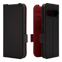 ラスタバナナ GOOGLE Pixel 10/10 Pro用薄型手帳サイドマグネットケース ブラック＊レッド 9131P10BSMBKR