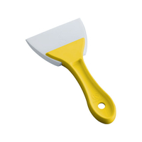 カンダ PC柄三角シリコンゴムヘラ黄小 FC70098