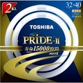 東芝 32形+40形 丸形蛍光灯 Clear-DayLight色 2本入り メロウZ PRIDE-II FCL3240EDCPDZ2P