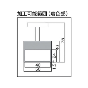 トラスコ中山 TRUSCO/マグネットホルダ ハンドル付 吸着力500N Φ50×40 50050404824 FC231DT-1140311-イメージ2