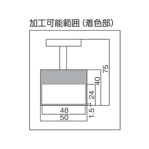 トラスコ中山 TRUSCO/マグネットホルダ ハンドル付 吸着力500N Φ50×40 50050404824 FC231DT-1140311-イメージ3