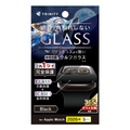 トリニティ Apple Watch 42mm Series 12用 超堅狼ウルフガラス 高透明 ガラス一体型PCケース ブラック TR-AW2647-GB3FB-CSCK