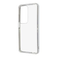 レイアウト OPPO A3 5G用Like standard 衝撃吸収 バンパー メタリック ハイブリッドケース シルバー RT-OPA3CC16/SVM