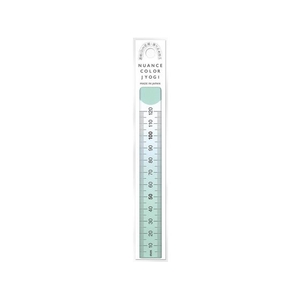 共栄プラスチック ニュアンスカラー定規 12cm ユーカリ NJ-12-02 FCA938N-4605512-イメージ1