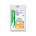 ＨＨＪ ハイパーメタ ポリ袋 70L 半透明 10枚入 FCF629U-BM-74