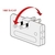 サンワサプライ 平トリプルタップ（2P・3個口） ブラック TAP-AC5BKN-イメージ2