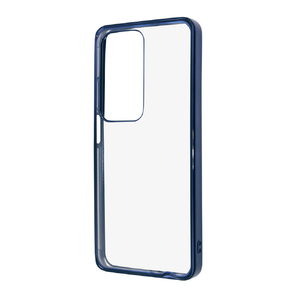 レイアウト OPPO A3 5G用Like standard 衝撃吸収 バンパー メタリック ハイブリッドケース ブルー RT-OPA3CC16/AM-イメージ1