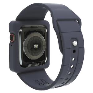 EYLE Apple Watch Series 6/5/4/SE ケース付きバンド 44mm ネイビー XEA03-TL-NV-イメージ3