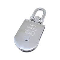 HHH/ステンレスサンマブロック シャックル型 50mm MBS-50 FCA040G-1280701