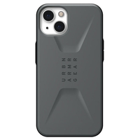 URBAN ARMOR GEAR iPhone 13用耐衝撃ケース UAG CIVILIAN シルバー UAG-IPH21MA-C-SV