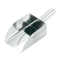 日本メタルワークス 18-8 角粉スクープ (角スコップ) 大 FCM6599-010289003