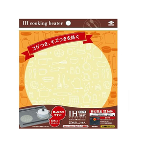 東洋アルミエコー 東洋アルミエコープロダクツ/IHマットSOFT キッチンツール柄 ミルキーBE 1枚 FC104PC-イメージ1