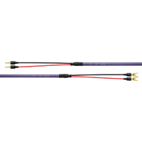 オーディオテクニカ スピーカーケーブル(バナナプラグ⇒Yラグ 5．0m) FLUATシリーズ AT-SC500BY/5.0