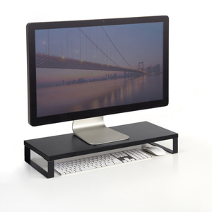 サンワサプライ 木製机上ラック(W60．0×D24．0cm) ブラック MR-LC312BK-イメージ3