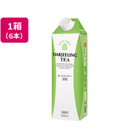 三井農林 ホワイトノーブルリキッドティー ダージリン無糖 1L 6本 1箱(6本) F815414-60017