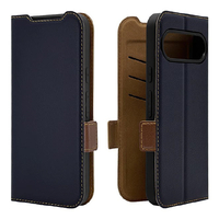 ラスタバナナ GOOGLE Pixel 10/10 Pro用薄型手帳サイドマグネットケース ネイビー＊ブラウン 9132P10BSMNVB