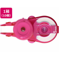プラス ホワイパースライド交換テープ 5mm ピンク 10個 F081207-49561/WH115R10P