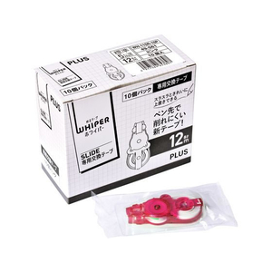プラス ホワイパースライド交換テープ 5mm ピンク 10個 F081207-49561/WH115R10P-イメージ2