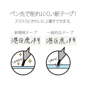 プラス ホワイパースライド交換テープ 5mm ピンク 10個 F081207-49561/WH115R10P-イメージ6