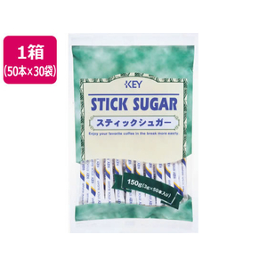 キーコーヒー スティックシュガー 3g 50本×30袋 1箱(30袋) F822628-イメージ1