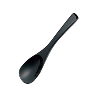 ヤマコー 木製 本漆 コーヒースプーン 黒 全長134(08332) FC743LD-1573490