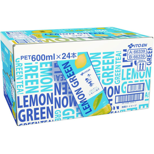 伊藤園 お～いお茶 LEMON GREEN 600mL×24本 FCG448V-イメージ3
