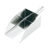 日本メタルワークス 18-8 角粉スクープ (角スコップ) 特大 FCM6600-010289002