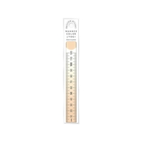 共栄プラスチック ニュアンスカラー定規 12cm ミルクティー NJ-12-04 FCA940N-4607016