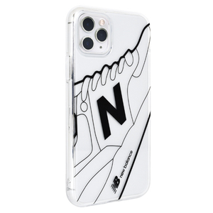 エム・ディー・シー iPhone 11 Pro用TPUクリアケース/スニーカー New Balance クリア MD-74467-1-イメージ1