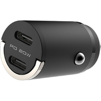 カシムラ DC／USB Type-C2ポートPD20W コンパクト FCK606D-DC058