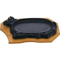 池永鉄工 IK 鉄 ステーキ皿 牛 FC087LF-2026500