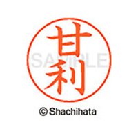 シヤチハタ ネームペン用ネーム シルバー 既製 甘利 FC45902-X-GPS-0131