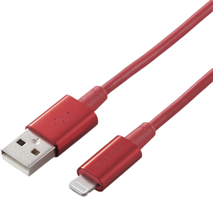 エレコム 耐久仕様Lightningケーブル 1.0m レッド MPA-UALPS10RD エレコム 耐久仕様Lightningケーブル 1.0m レッド MPA-UALPS10RD