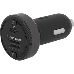 カシムラ アンビエントライト付DC／USB42W 2ポート PD30W FCK607D-DC059-イメージ1