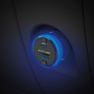 カシムラ アンビエントライト付DC／USB42W 2ポート PD30W FCK607D-DC059-イメージ2